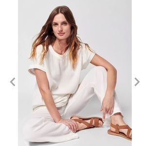 Faherty Dream Cotton Gauze T-Shirt Size Medium